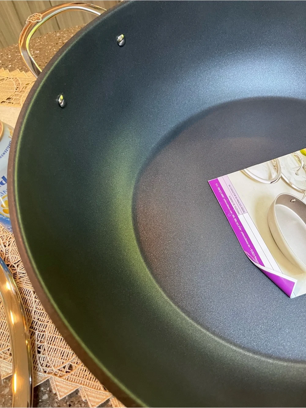 Princess House Stainless Steel nonstick Casserole Pan - Silver